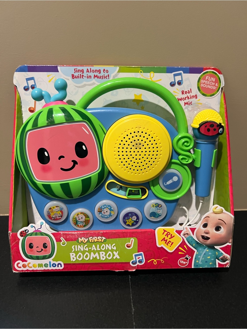 My First Sing-Along Boombox - NIB $25
